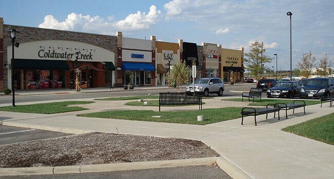 Image of shopping center