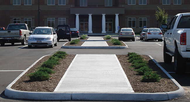 Image of concrete curb